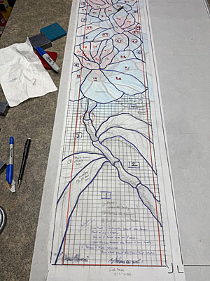 Pattern on frame